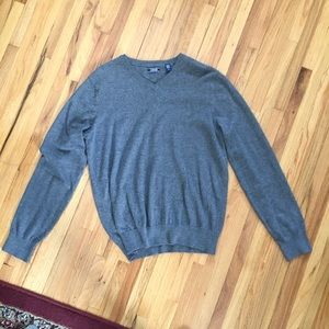 Izod Gray Cotton Blend Sweater